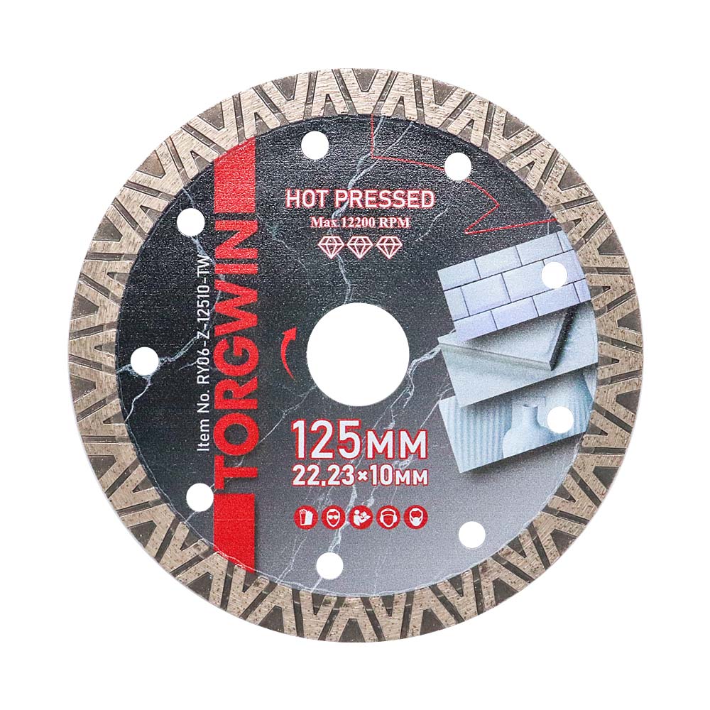 Kuuma puristettu V-muotoinen timanttisahan Blade Pro